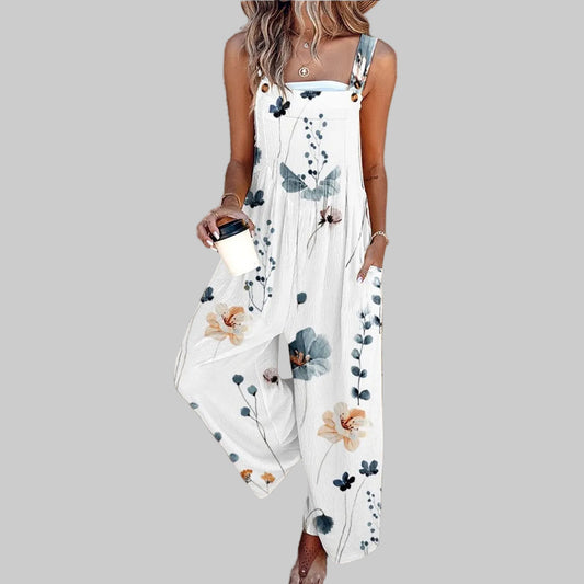 Arabella | Effortless Floral Wide Leg Jumpsuit