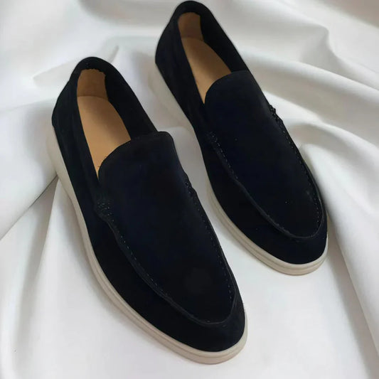 Alfred | Casual Minimal Suede Loafers