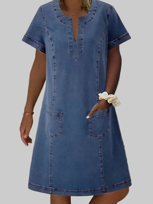 Chloe | Effortless Casual Denim Mini Dress